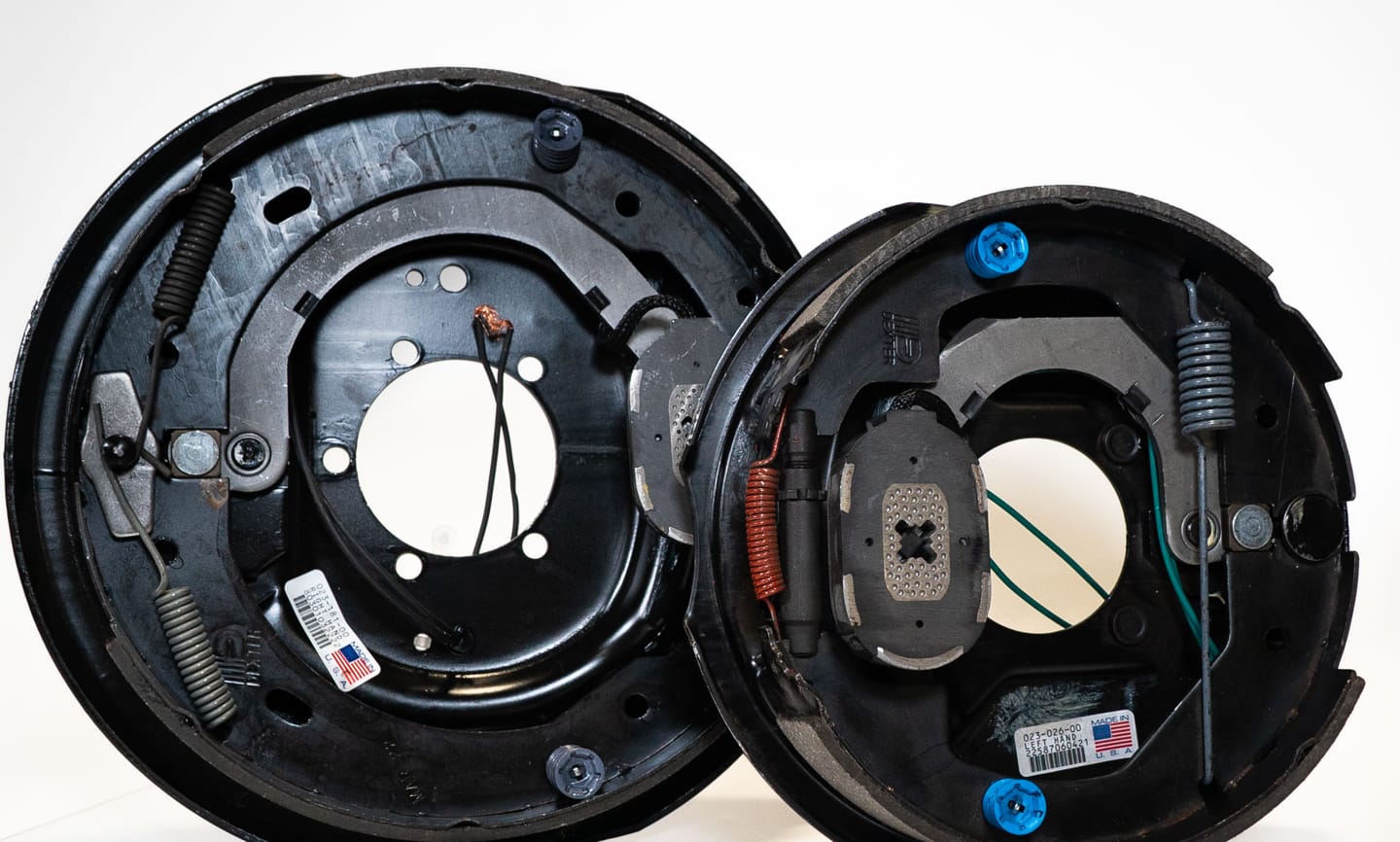 Trailer Brakes against white background